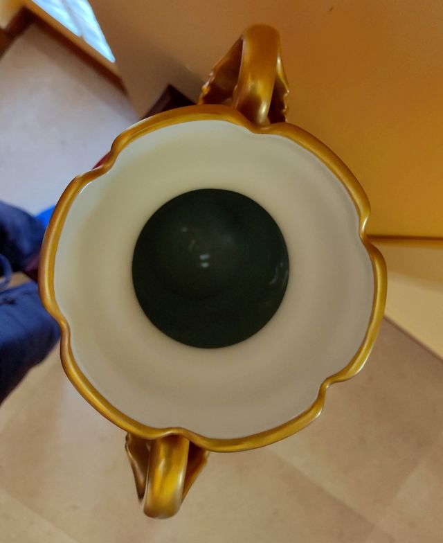 Jarrón Porcelana Vintage de Neoclassica Manufactur