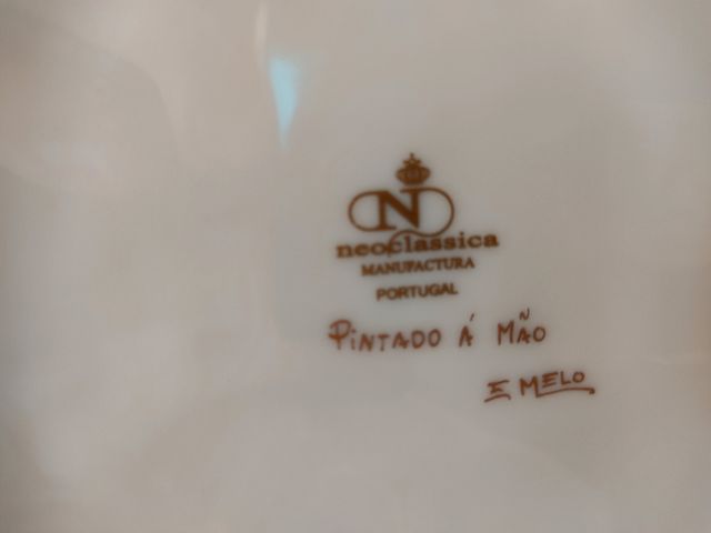 Jarrón Porcelana Vintage de Neoclassica Manufactur