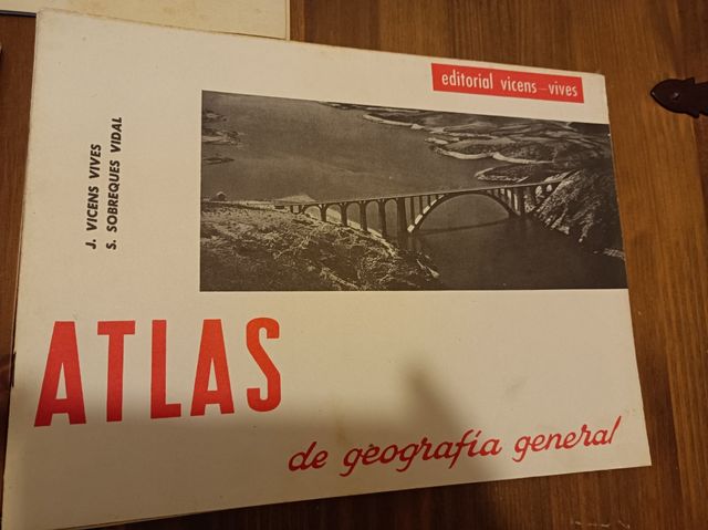 Atlas escolares antiguos Salvatella Vicens Vives