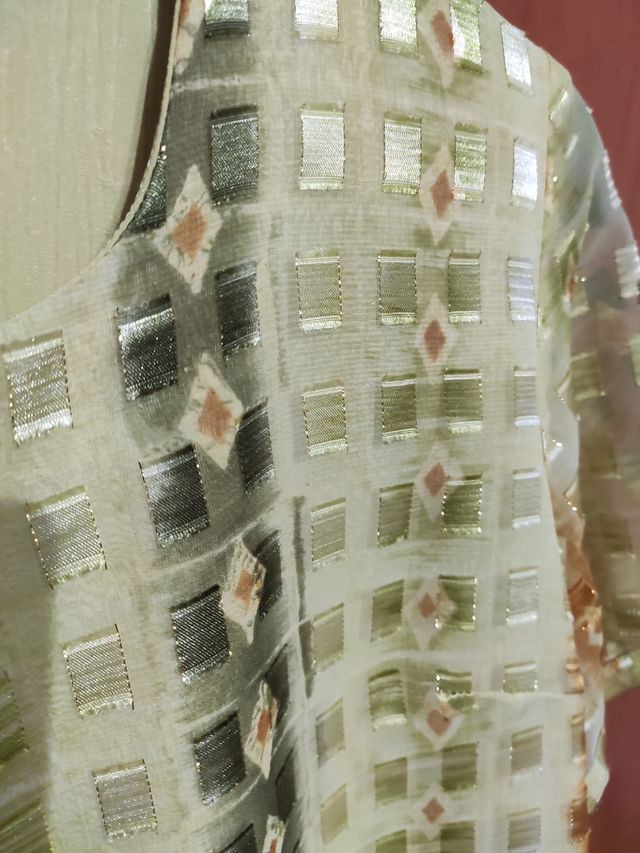 conjunto blusa y falda larga  t 46 usado 1 vez