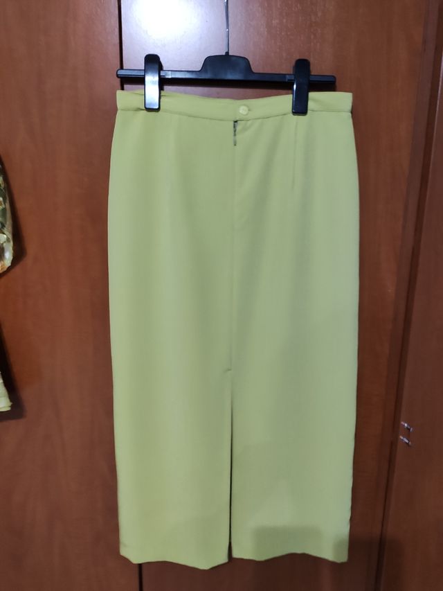 conjunto blusa y falda larga  t 46 usado 1 vez