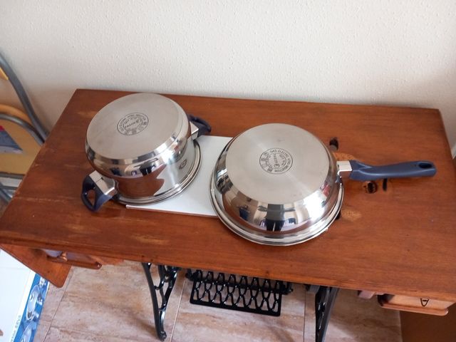 batería 3 piezas con accesorio para cocinar