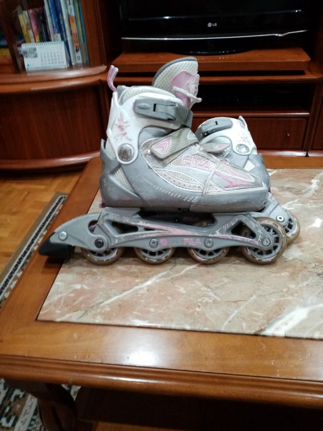 patines línea fila niña extensible 32 35