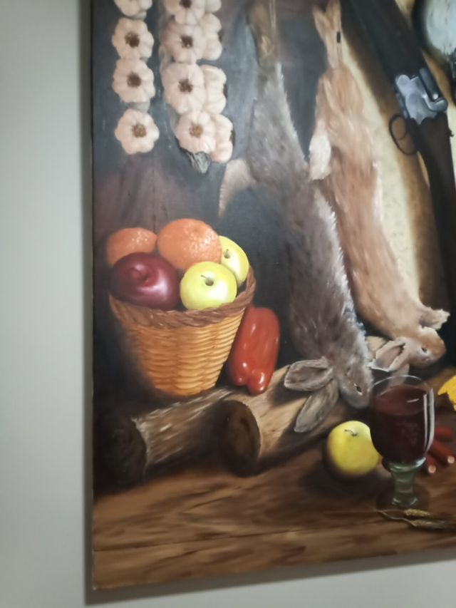 Cuadro al oleo. Bodegon