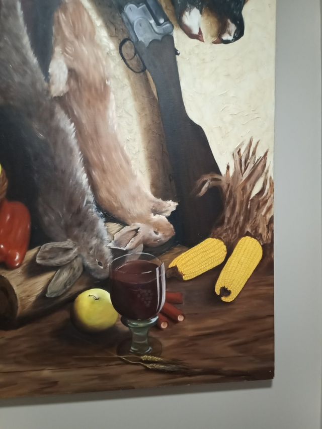 Cuadro al oleo. Bodegon