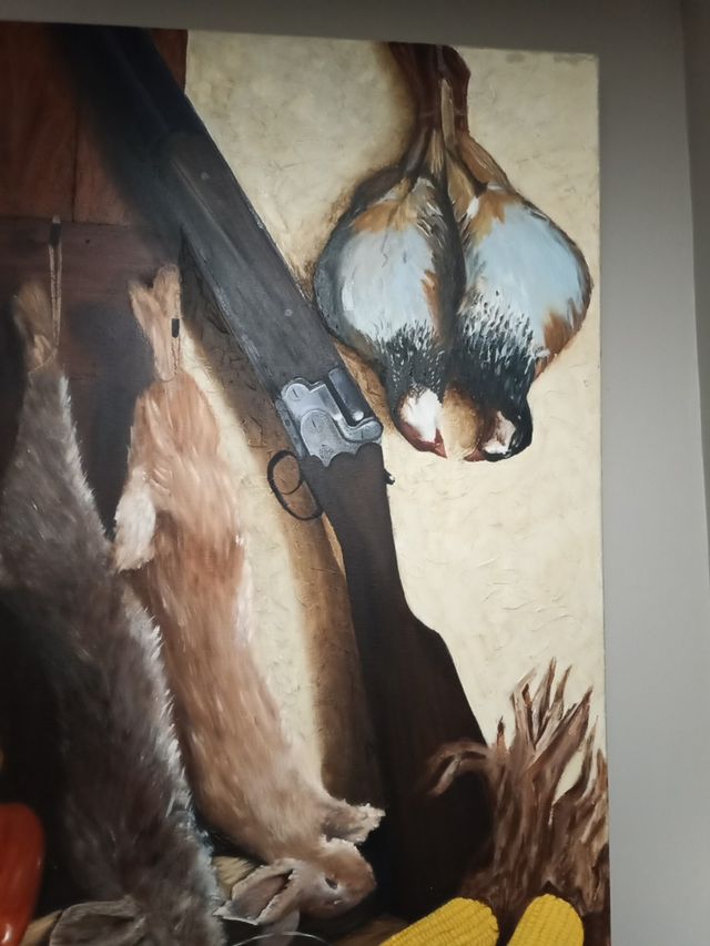 Cuadro al oleo. Bodegon