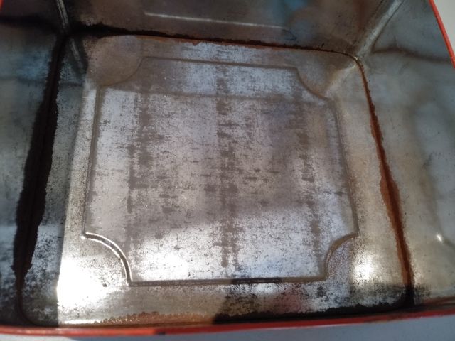 Caixa de llauna de "Azafranes la Baraja" (buida)