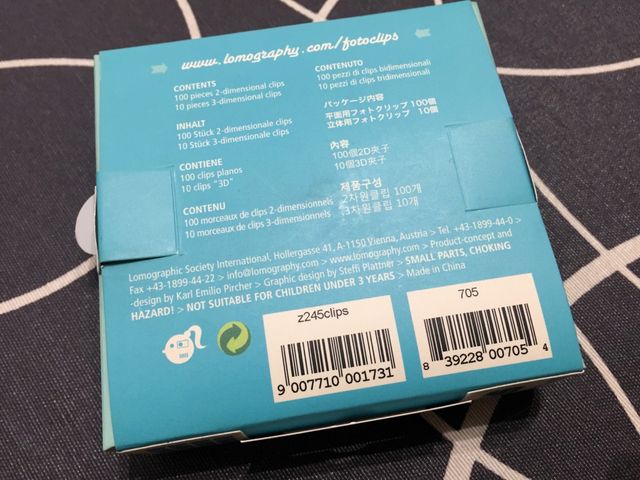 Fotoclips de Lomography (110 piezas)