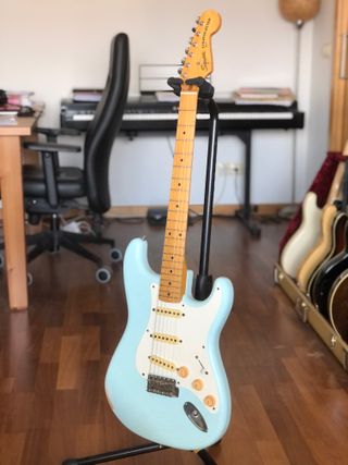 Guitarra electrica stratocaster squier by fender en Zapopan, Jalisco por  $2700 | Segundamano.mx