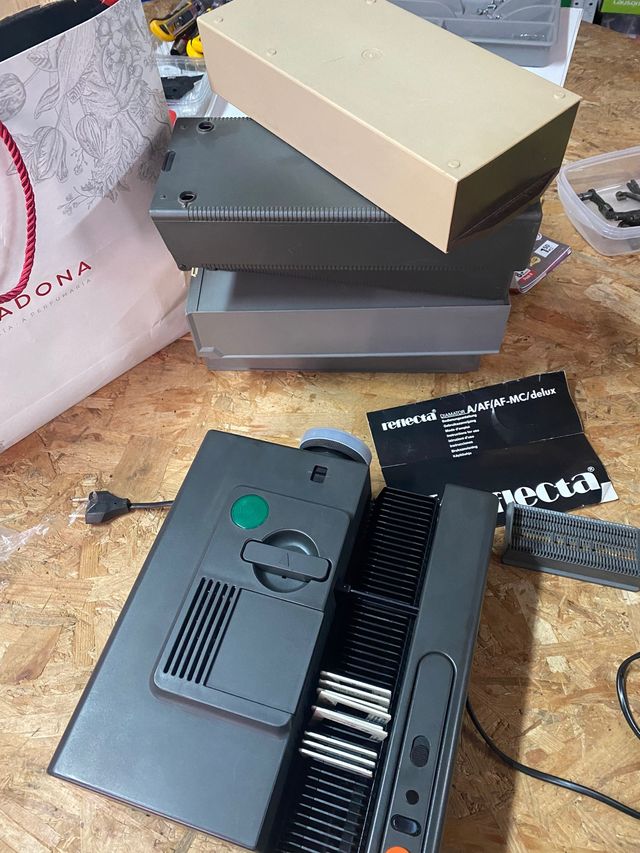 Proyector diapositivas como complementos