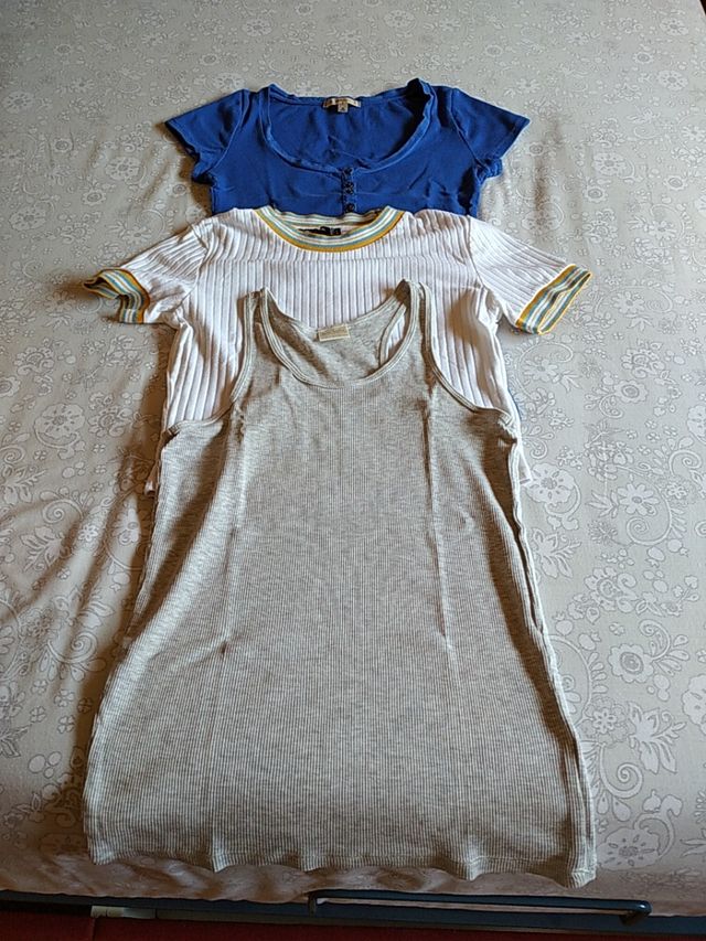 Lote 3 camisetas de canale T/S-M según descripción