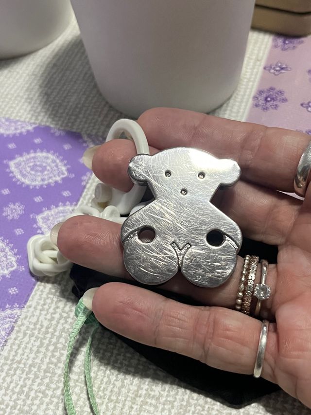 Chupetero Tous plata