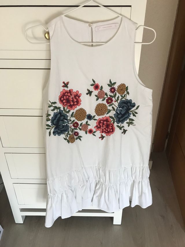 Vestido de flores Zara