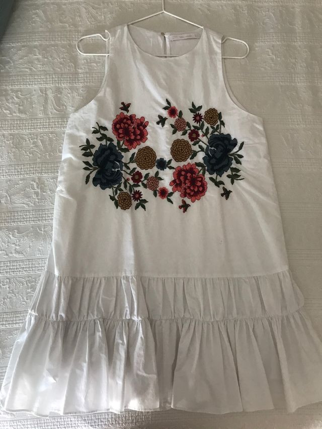 Vestido de flores Zara