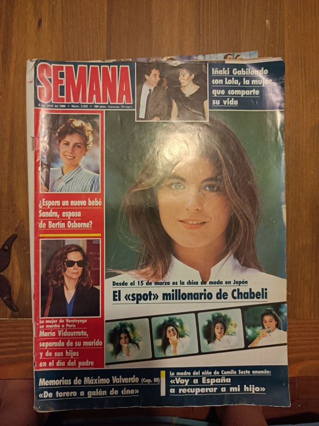 Revista Semana antigua Chabeli 2512, 6 abril 1988