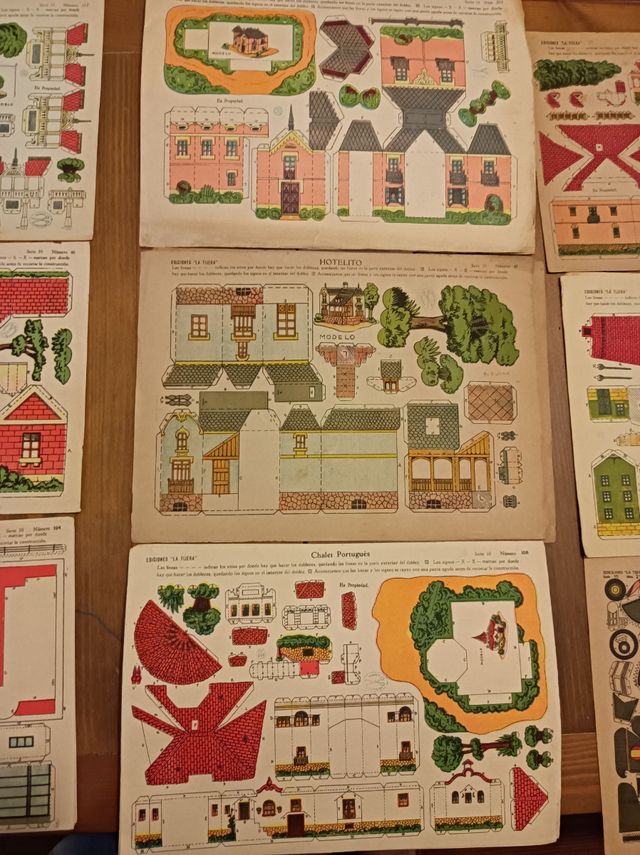 Antiguos recortables "La Tijera" Serie 10