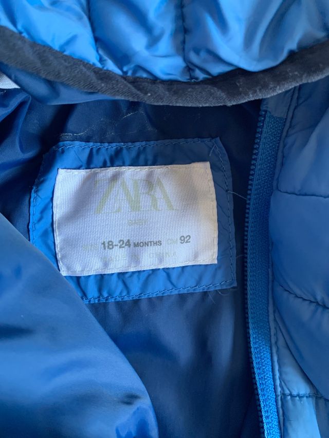 Abrigo Zara T- 2 años.