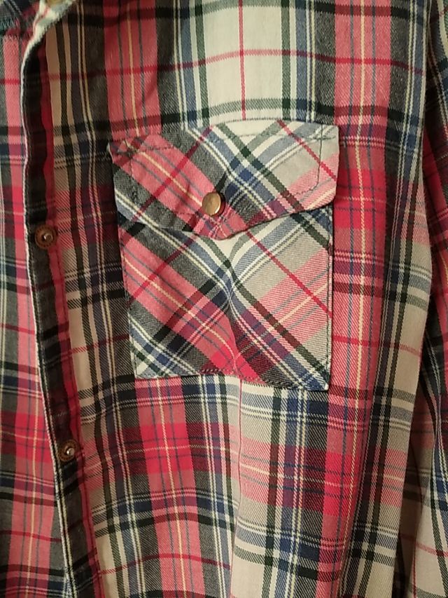 Camisa de cuadros T/13-14 (XS-S) de Zara Girls