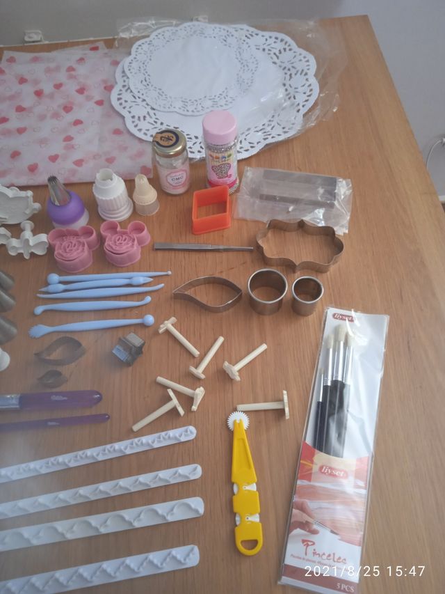 Lote  material fondant