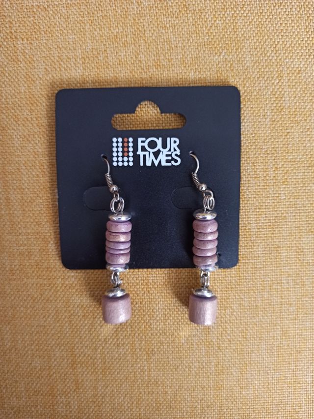 Pendientes NUEVOS de bisutería, tonos tierra