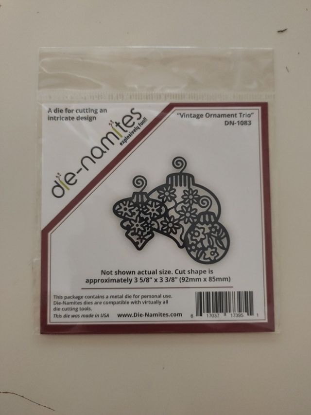 Troquel - Cortador Sizzix, Bola de Navidad