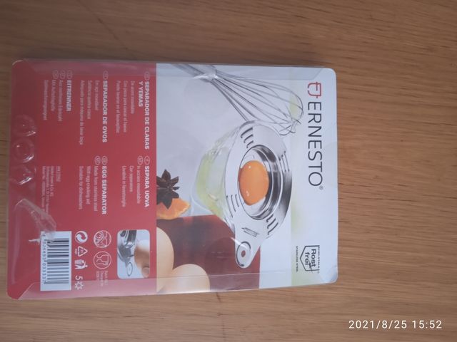 Separador de claras y yemas