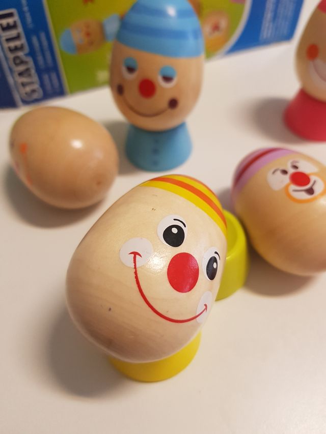 Juego de madera apilable