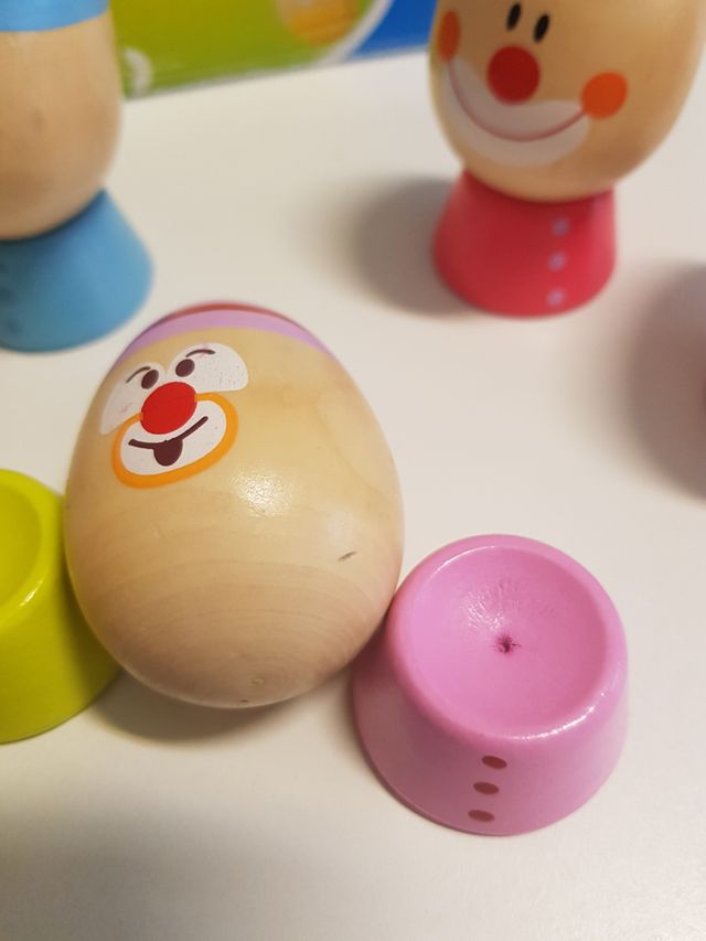 Juego de madera apilable