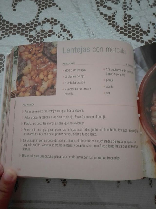 Libro Cocina Española. Perfecto estado
