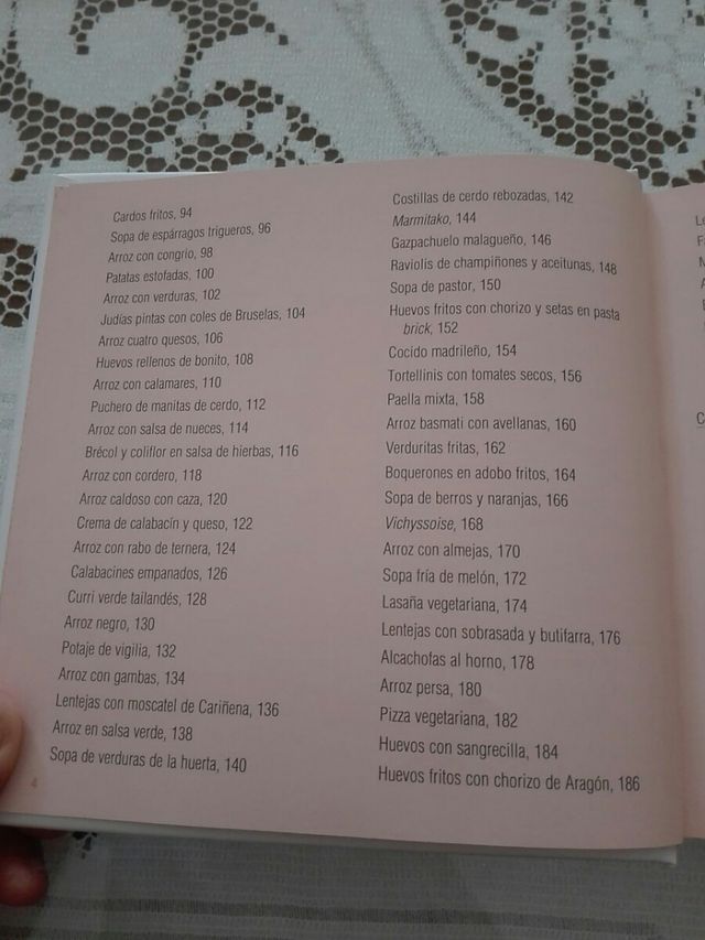Libro Cocina Española. Perfecto estado