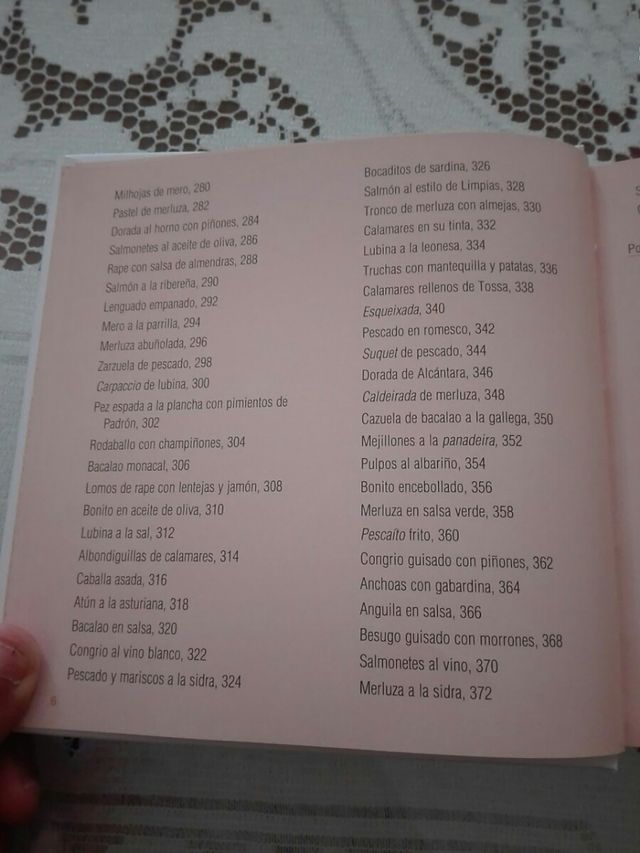 Libro Cocina Española. Perfecto estado