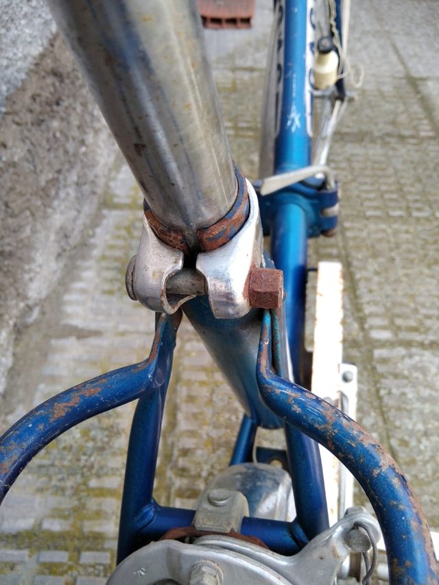 Bicicleta G.A.C. Mobylette azul