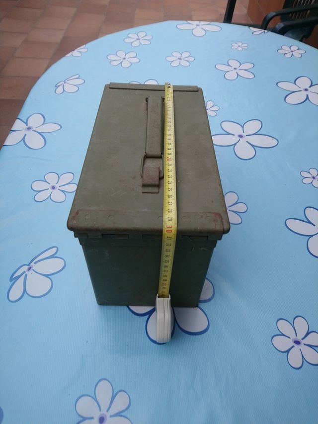Caja de cartuchos militares