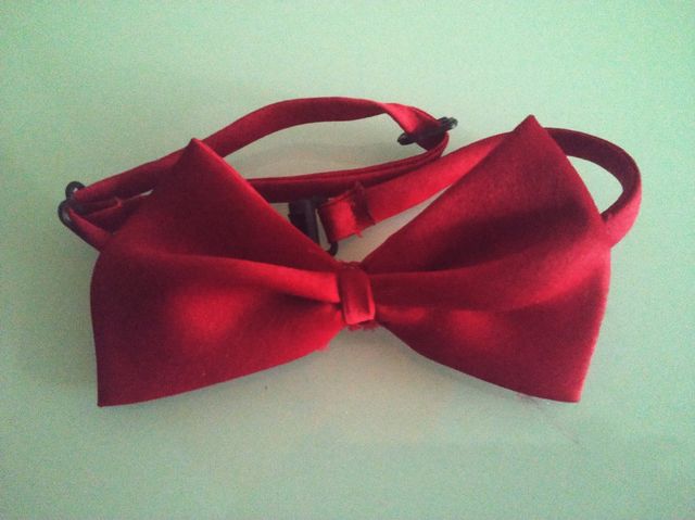 Pajarita color Granate