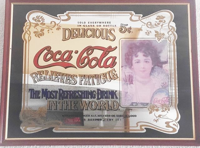 Cuadro espejo Coca Cola