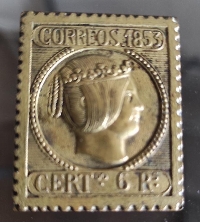 timbro in metallo 1853