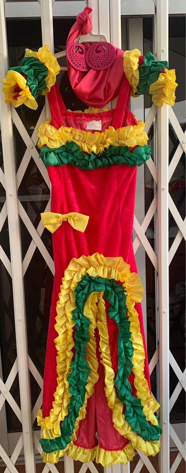 Disfraz brasilera, rumbera o caribeña. Carnaval