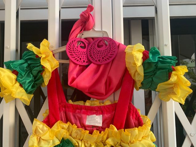 Disfraz brasilera, rumbera o caribeña. Carnaval