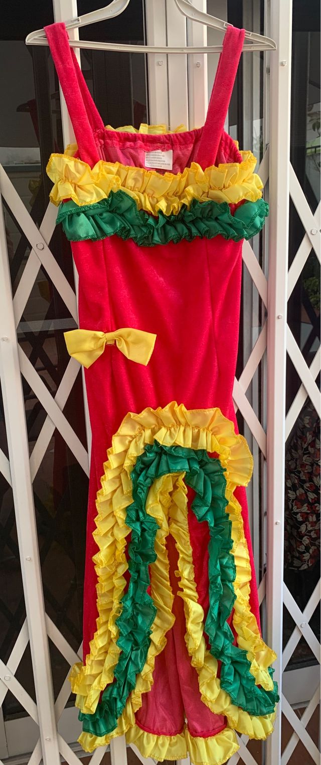 Disfraz brasilera, rumbera o caribeña. Carnaval