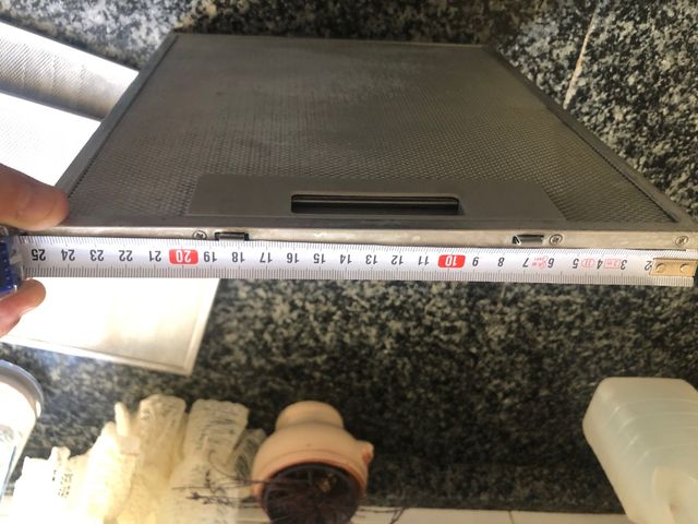 Filtro de extractor humo de campana