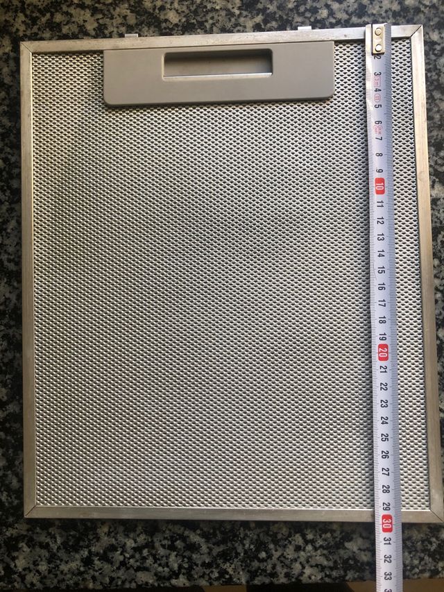 Filtro de extractor humo de campana