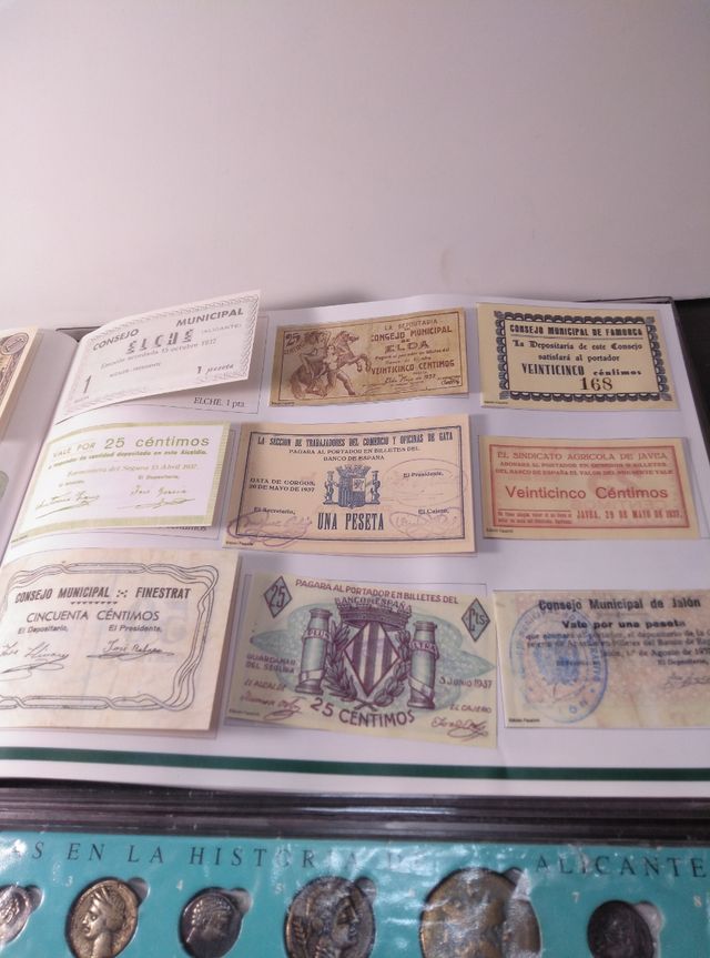 Billetes y Monedas en la Historia de Alicante