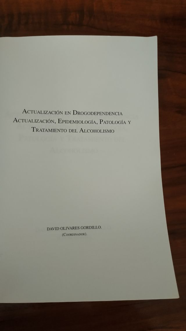 Actualización en drogodependencia