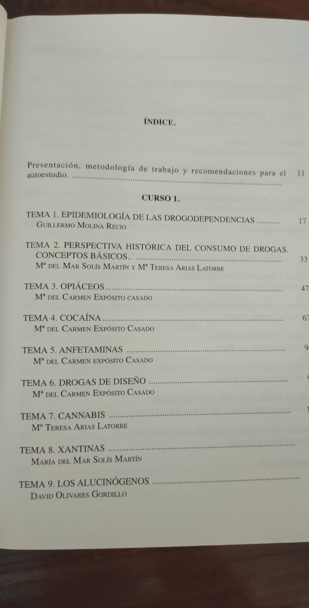 Actualización en drogodependencia