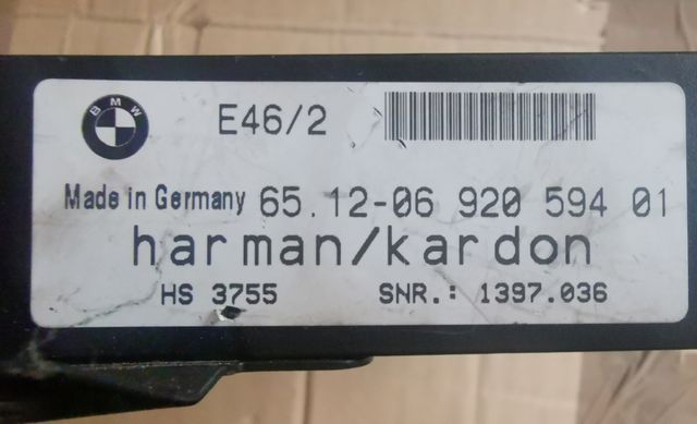 Etapa potencia Harman kardon BMW m3 e46
