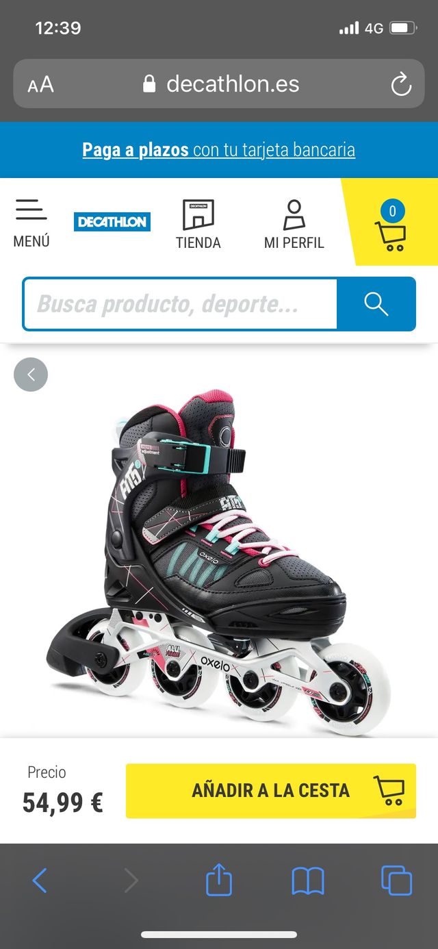 Patines OXELO seminuevos