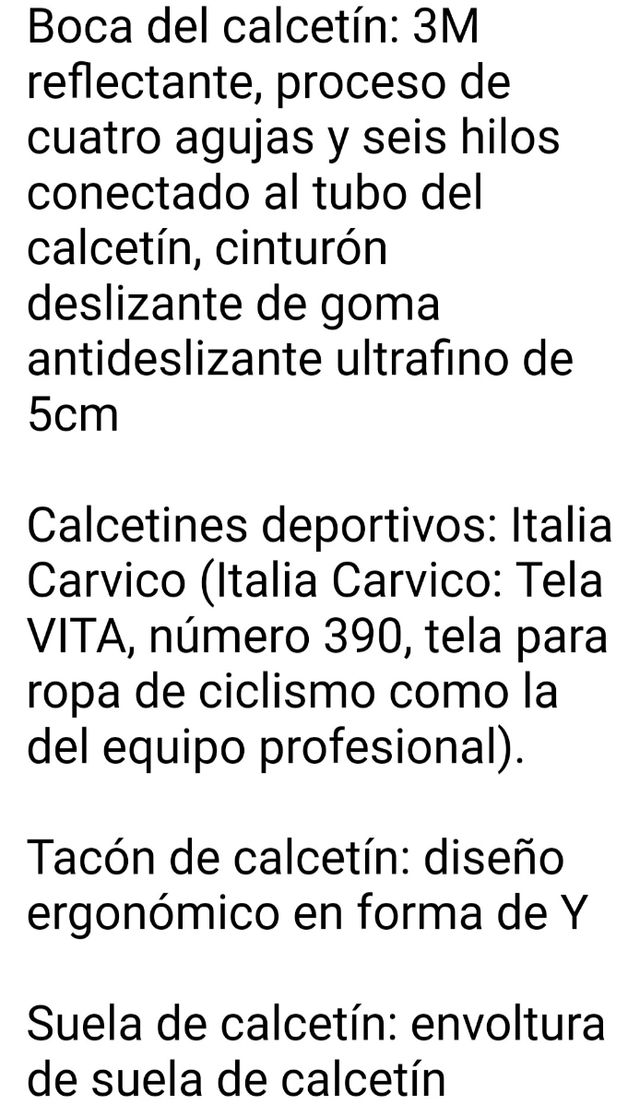 calcetin ciclismo nuevo