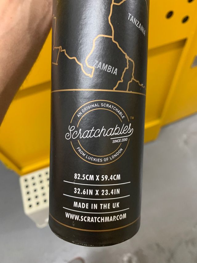 Mapa de Rascar Edición Deluxe