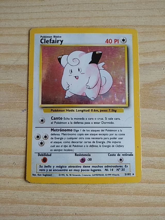 Carta pokemon Clefairy