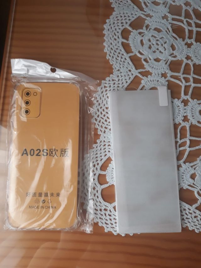 Funda y cristal templado Samsung Galaxy A02s
